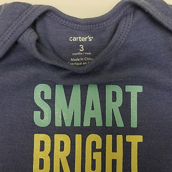 Long sleeve Carter's onesie 3 months - Picture 3 of 4